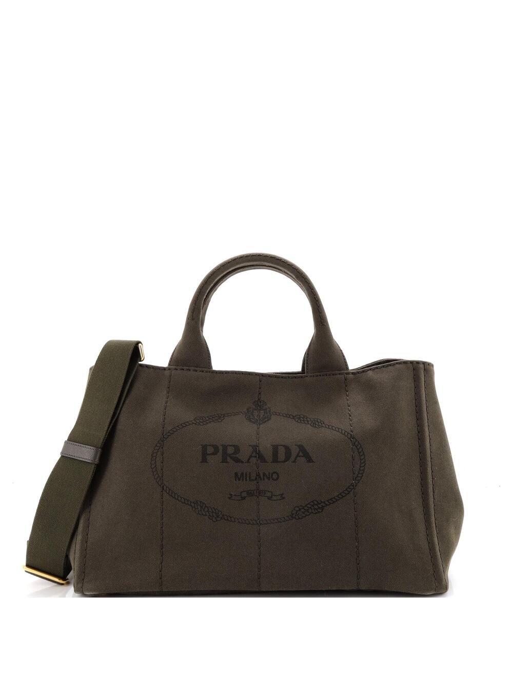 Prada Canapa Convertible Tote Canvas #279305P93B
